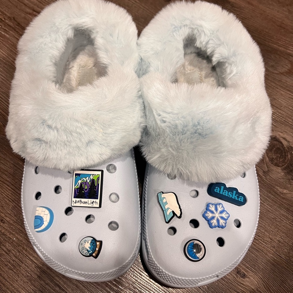 Fuzzy Crocs